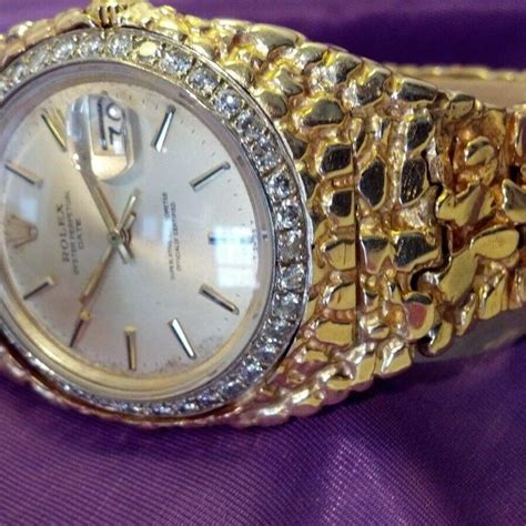 fake rolex gold nugget|14k gold rolex watch.